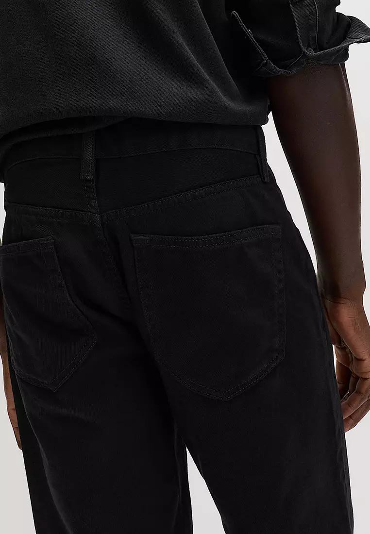 Straight Fit Pure Cotton Jeans