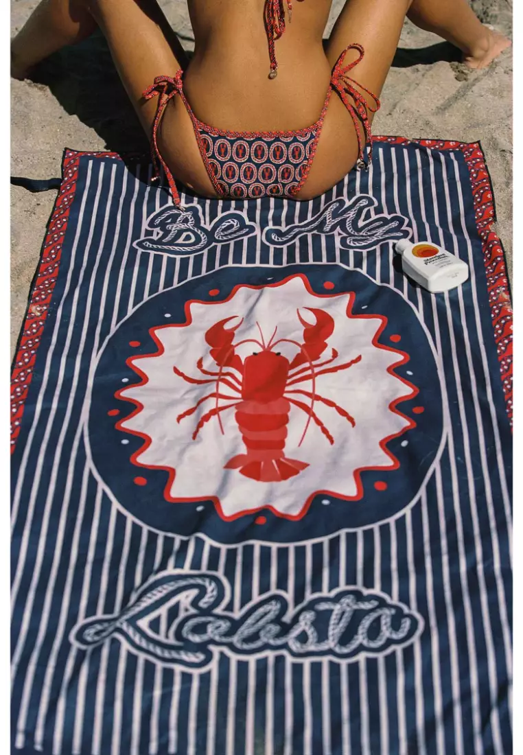 Reversible Packable Beach Towel / Lobsta