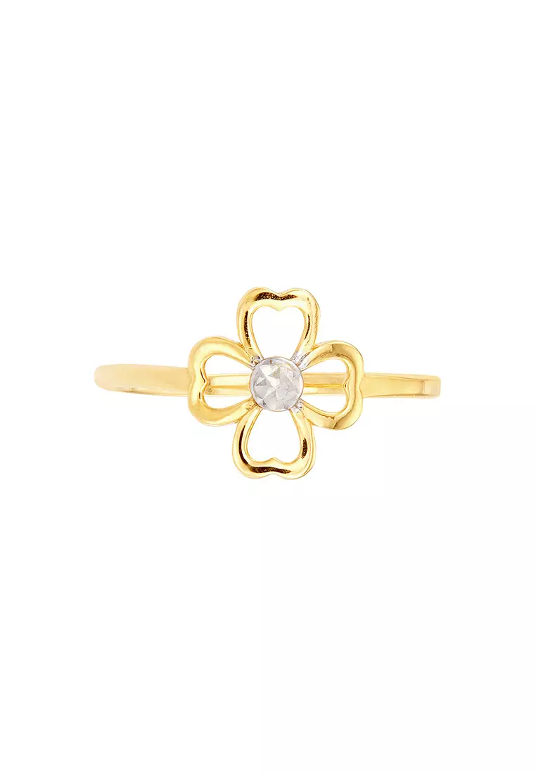 HABIB 375/9K Yellow and White Gold Ring MNM331(R)