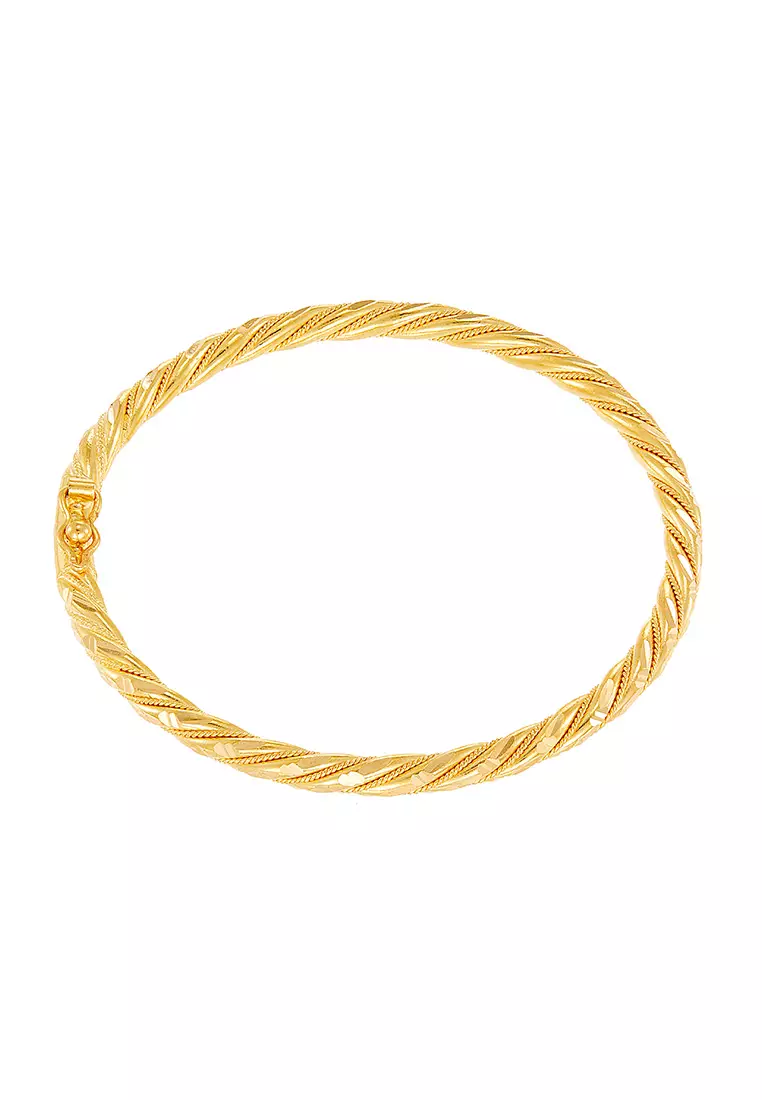 HABIB 916/22K Yellow Gold Bangle GB010