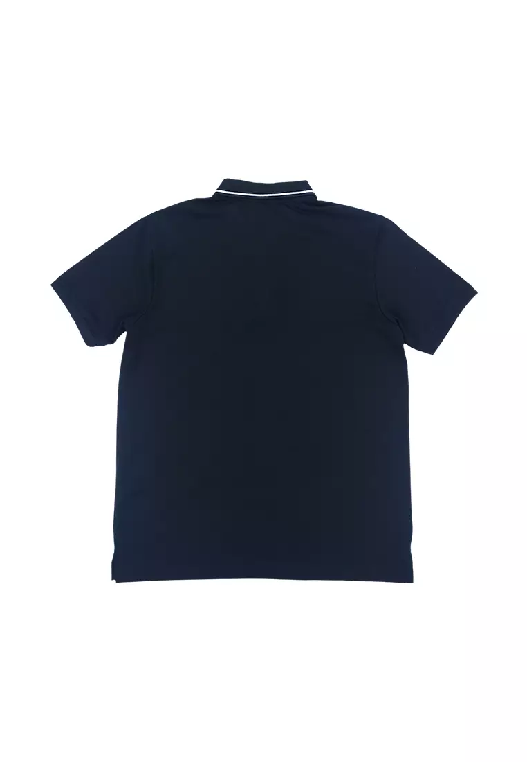 Men's Dry Fit Zipped Poloshirt - Sky Captain