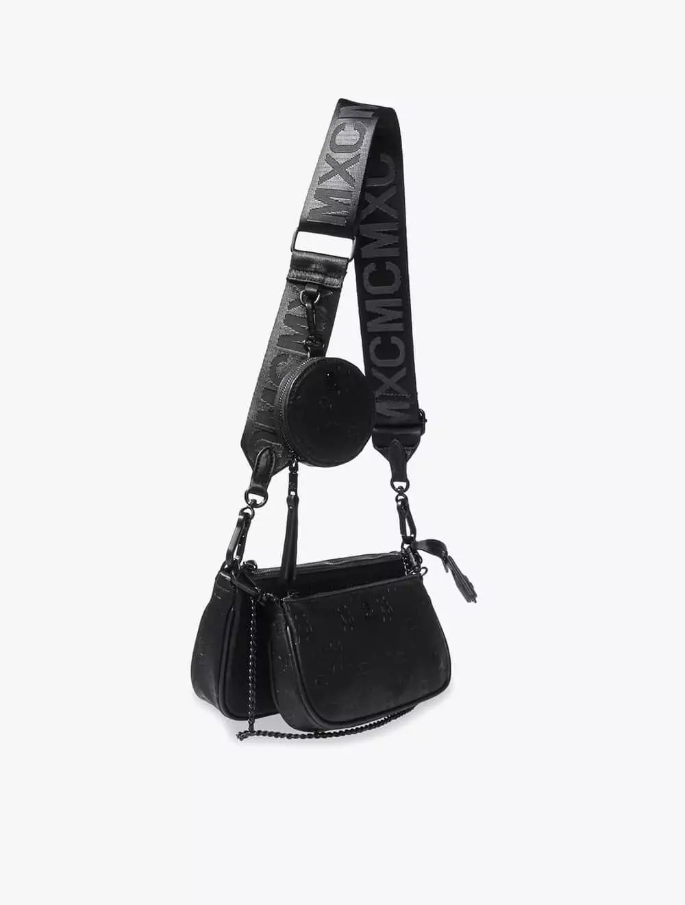 Steve Madden BURGENT Women's Crossbody Bags- Black/Black - Black