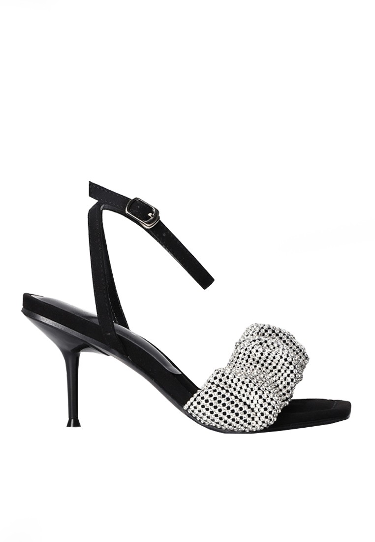 VANSA Rhinestone Strap High Heel Sandals VSW-S85511