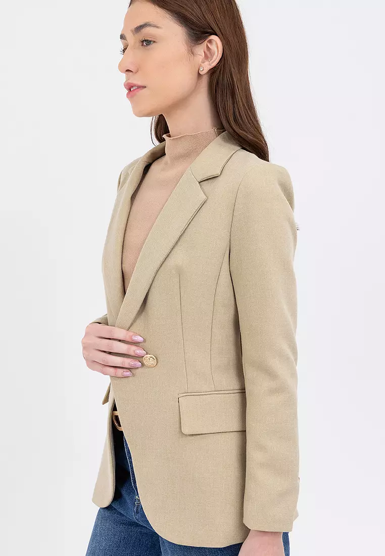 Tailored Double Breasted Blazer
