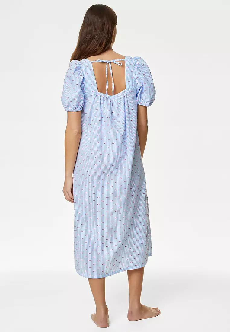 Pure Cotton Printed Nightdress