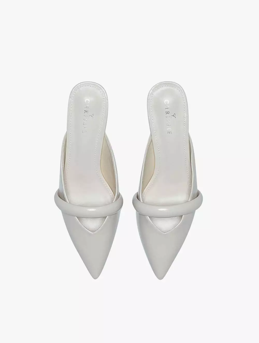 Payless Chrissie Womens Elease Muled Heels - Off White_04