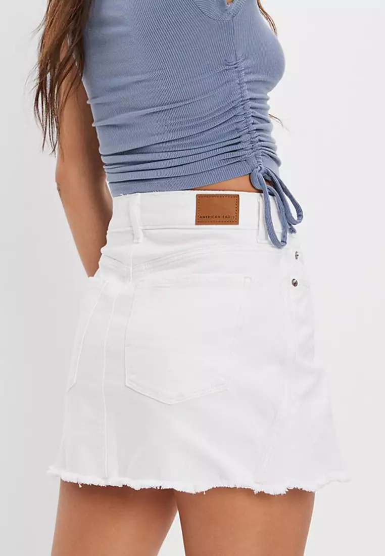 American eagle white mini skirt sales