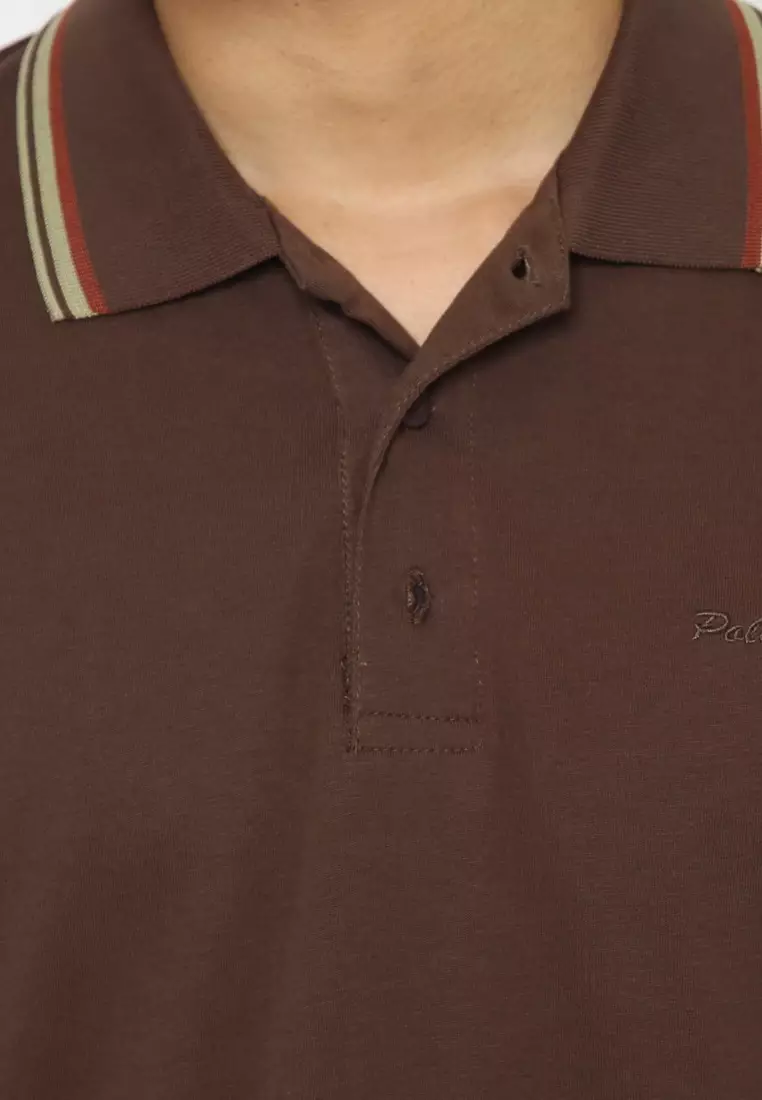 POLICE Polo Shirt Krah Stripes Pria 207200221