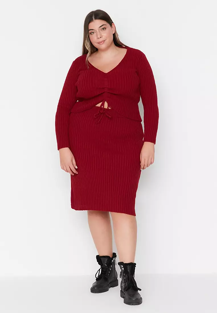 Buy Trendyol Plus Size Knitwear Set 2024 Online ZALORA Philippines