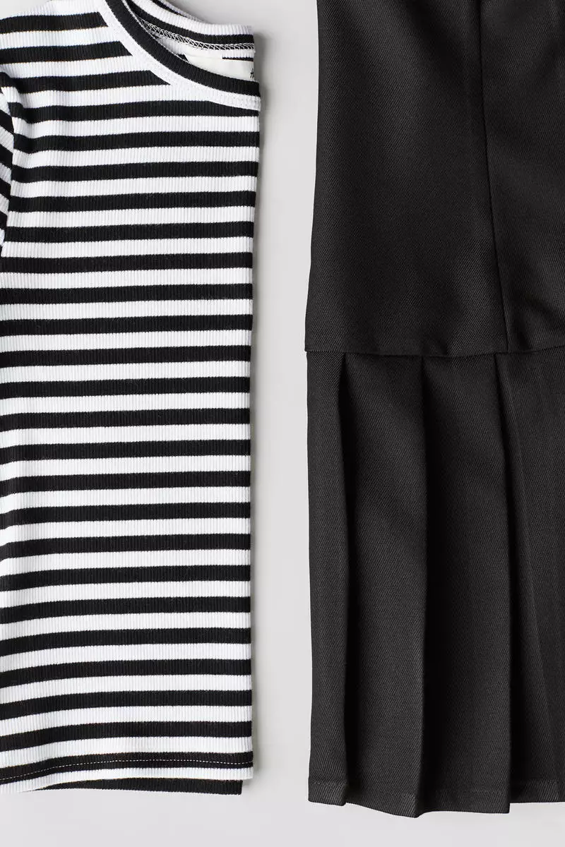 2-piece top and dress set