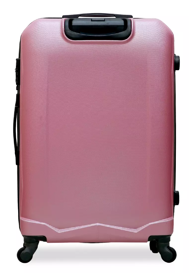 Gavriel Koper Jumbo Size 30 Inch Big Compartment Travel Bag Unisex Material Fiber ABS ORIGINAL - Rose Gold