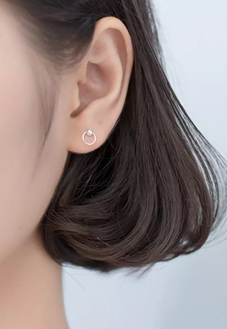 925 Silver Ring Earrings JW AR-E3014