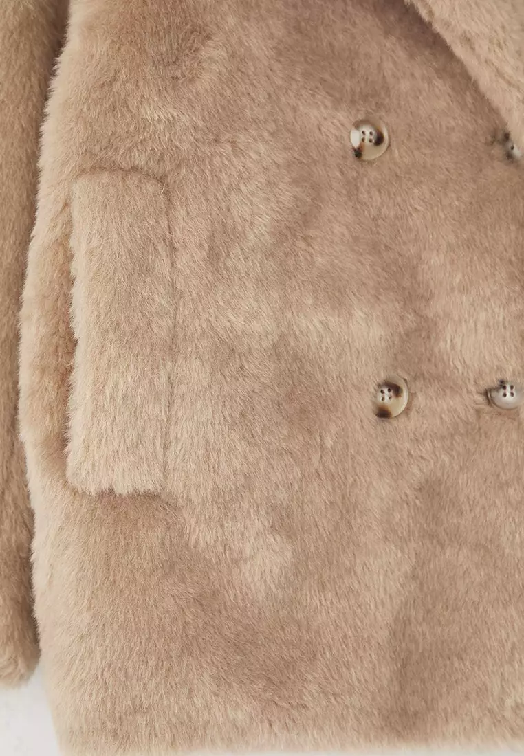 Oversize Short Plush Coat