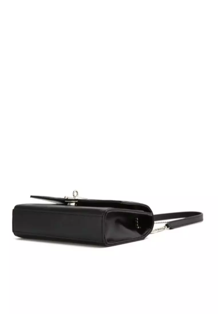 韓国大人気[rosa.K]AMELIE MONOGRAM SHOULDER SECRET BLACK_SM Promo Rosa.k Amelie Monogram Shoulder Secret Black Ss Diskon