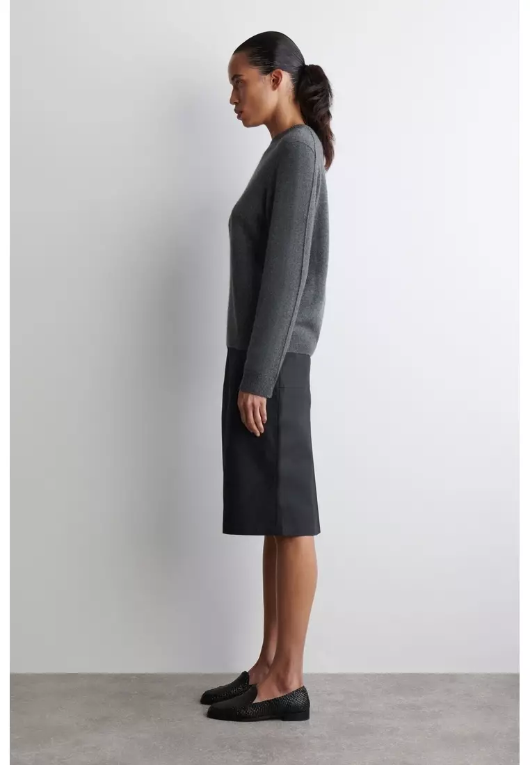 CASHMERE CREW-NECK JUMPER