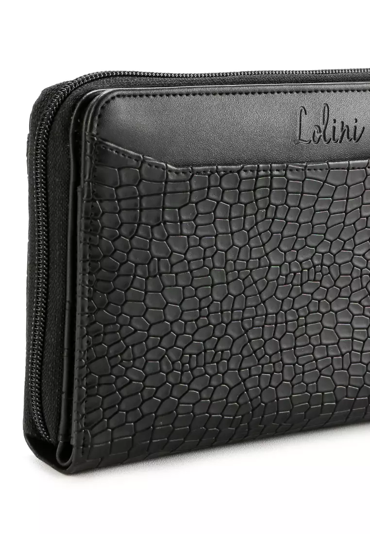 Angela Croco Wallet Bl