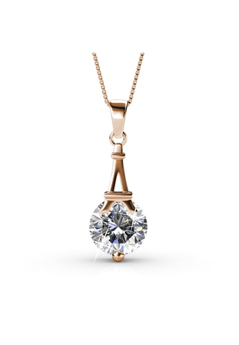 Buy Her Jewellery Her Jewellery Paris Pendant Rose Gold With Premium Grade Crystals From Austria Online Zalora Malaysia