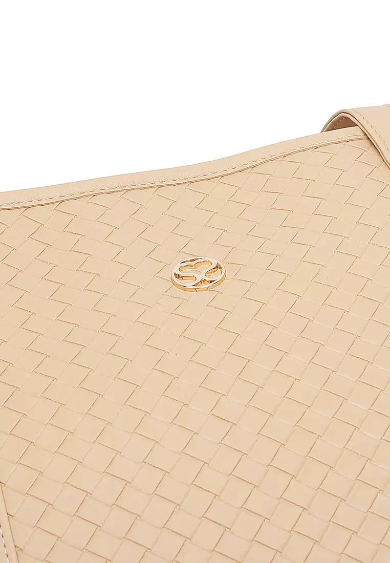 Women's Tote Bag / Shoulder Bag / Top Handle Bag - Apricot