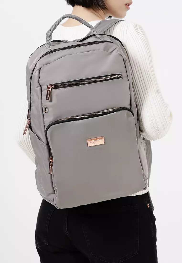 Rose Gold Series Crinkle Nylon Backpack