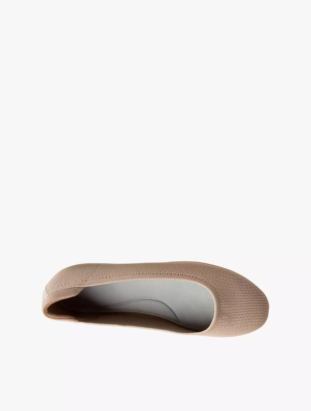 Payless Comfort Plus By Predictions Womens Melly Knit Flat - Nude_15 - Brown