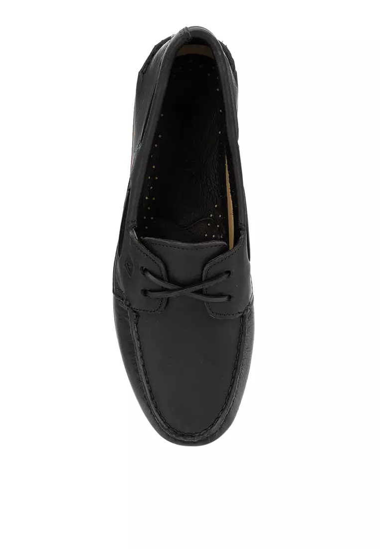 Men's Authentic Original Cross Lace Leather Boat Shoes