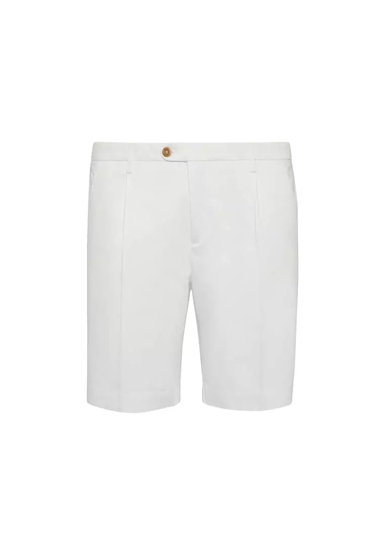 Buy BOGGI MILANO Stretch Cotton and Tencel Bermuda Shorts 2024