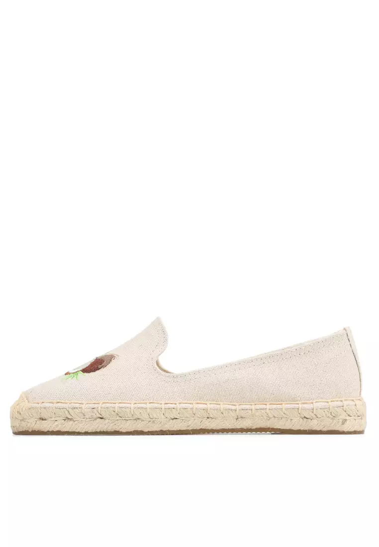 Embroidered Canvas Espadrilles HB45433