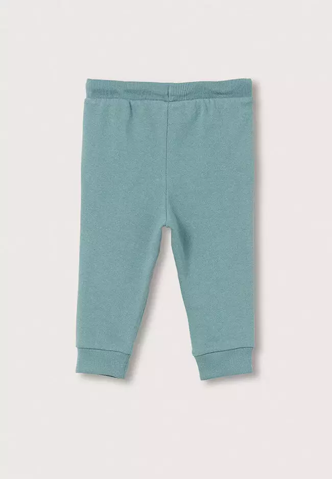 Cotton Jogger-Style Trousers