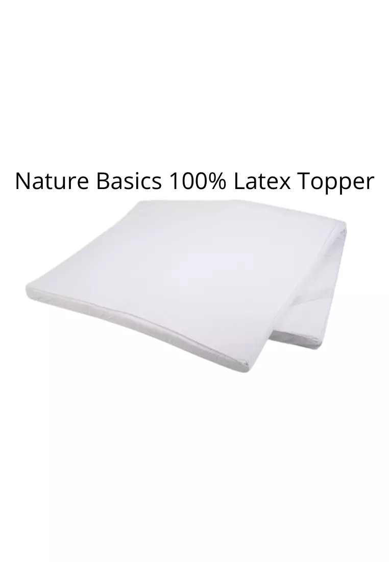 Buy NATURE BASICS Nature Basics 100 latex Topper 2024 Online ZALORA