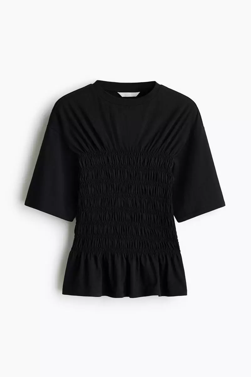 Smocked T-shirt