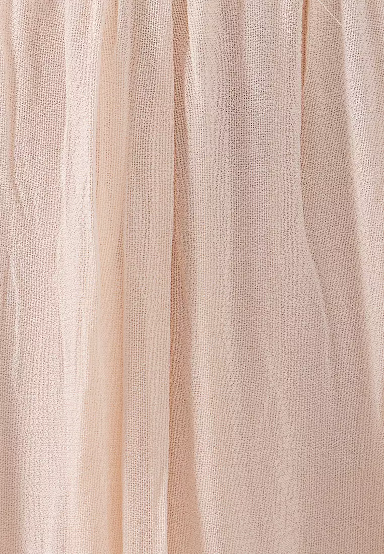 Flowy Dress With Embroidered Details