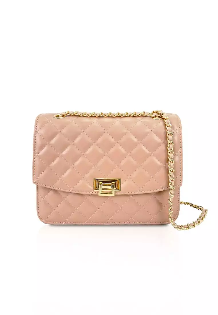 Gold best sale chain bag