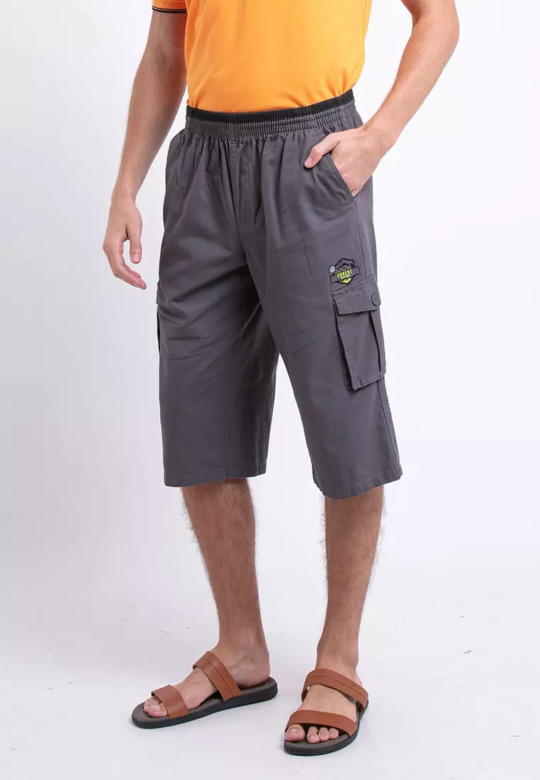 Forest Stretchable Dri Fit 3 Quarter Casual Shorts Men Quick Dry