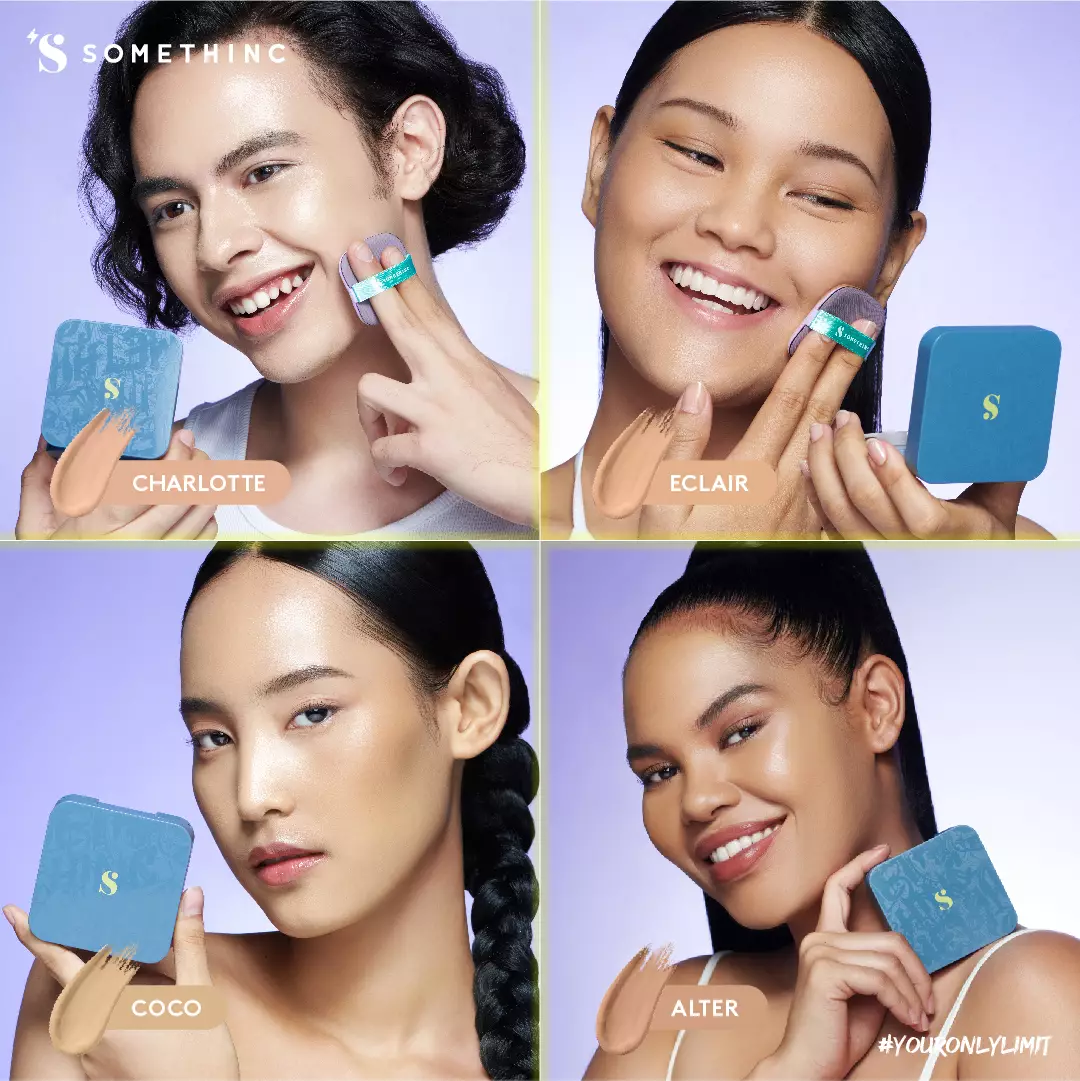 SOMETHINC HOOMAN Breathable UV Cushion Cover SPF 35 PA++++ - Coco