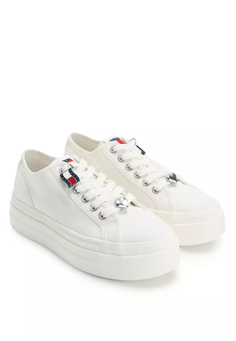 帆布厚底運動鞋連飾物 - Tommy Jeans