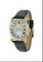 EGLANTINE 金色 EGLANTINE® Emily黑色皮革錶帶上的女士鍍金鋼石英手錶 38C49AC1CEB7EEGS_1
