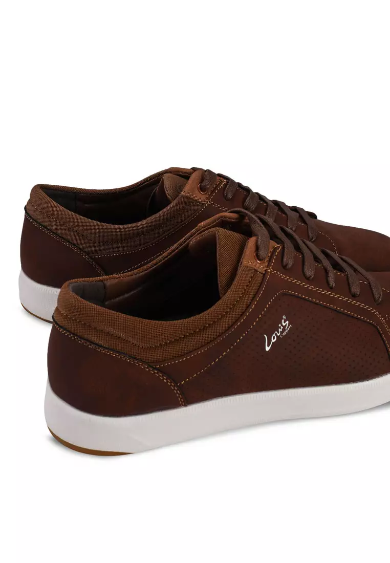 Synthetic Leather Sneakers