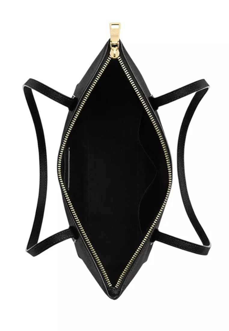 Fiona Zip Tote Bag - Black