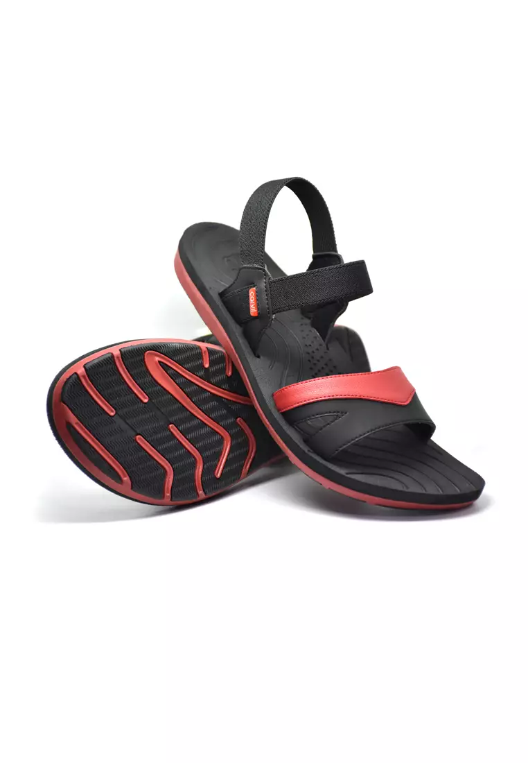 Carvil Sandal Wanita Lorenza-TB Black Red