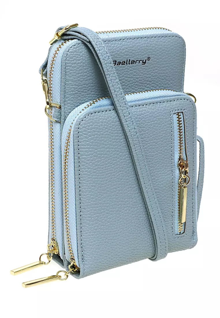 Sling Bag Tas Selempang Wanita Dompet HP Multifungsi Many Slot Material PU Leather ORIGINAL