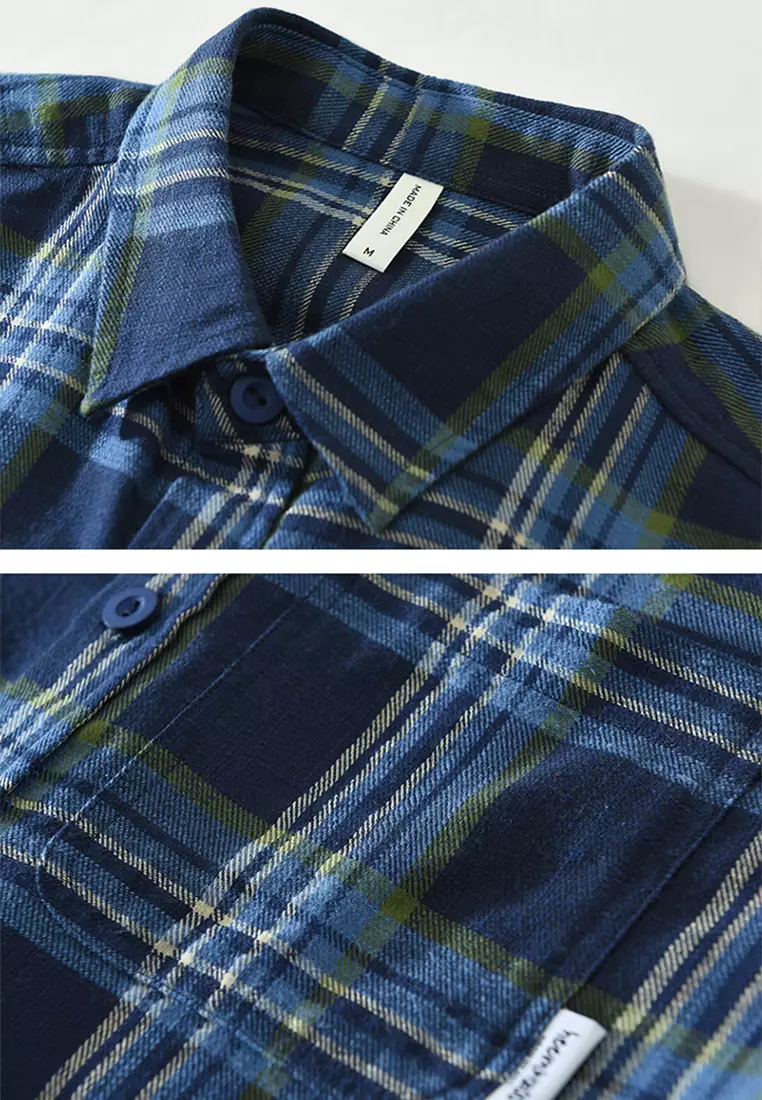 Vintage Plaid Pocket Shirt WM7252