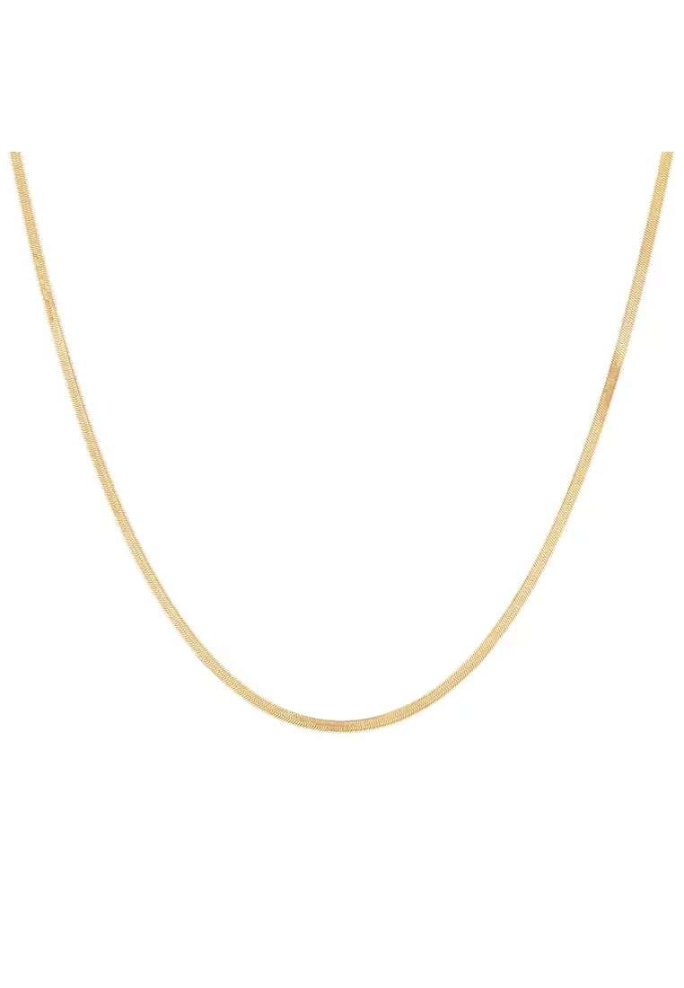 Buy Michael Hill 45cm (18”) 2mm2.5mm Width Herringbone Chain in 10kt