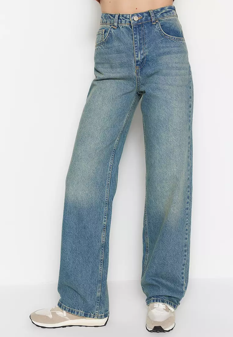 High Waist Wide Leg Jeans