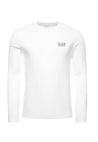 EA7 Ea7 Core Identity Long-sleeved T-Shirt in White 2023 | Buy EA7 ...