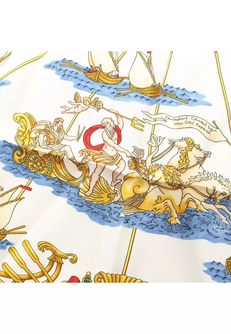 Hermes Pre-Loved Hermès carres 90 VOILES DE LUMIERE scarf silk