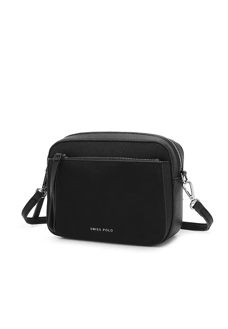 Women's Sling Bag / Crossbody Bag / Shoulder Bag (Tas Selempang Wanita / Tas Bahu Wanita) - Hitam