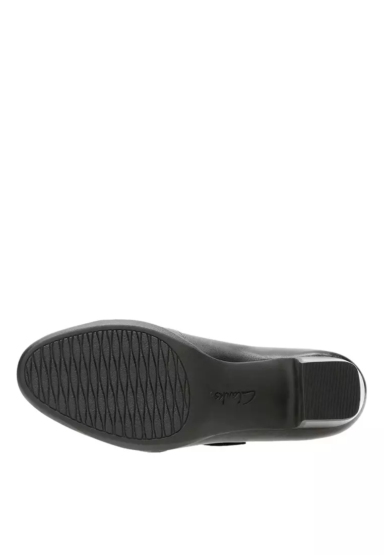 Womens Rosalyn Wren Trouser Shoes - Black Leather
