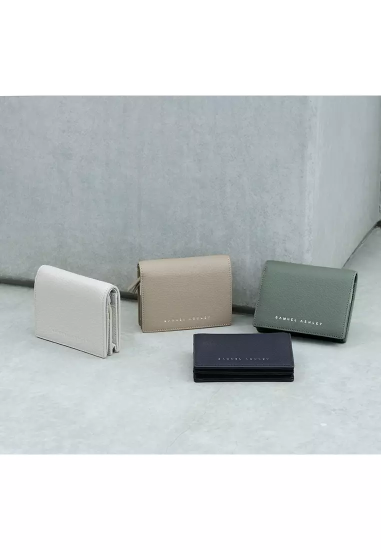 Lola Bi-fold Leather Wallet - Jungle Green