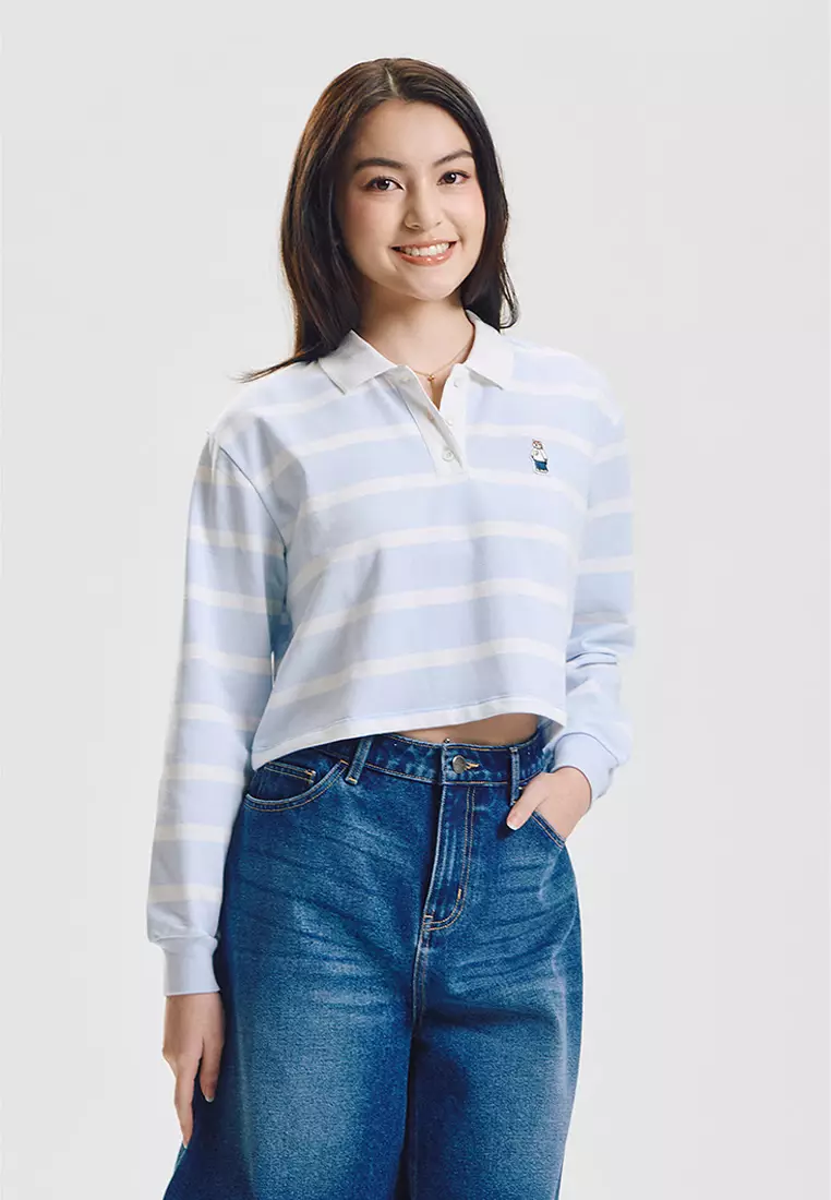 Crew Striped Loose Pullover Sweater