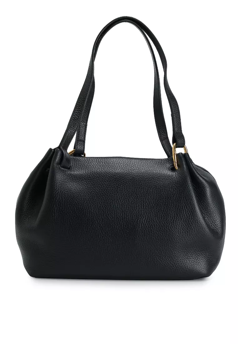 Leather Shoulder Tote Bag